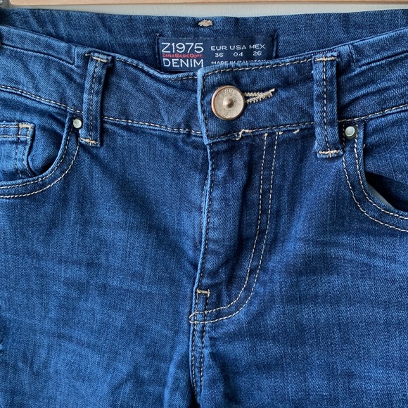 Z1975 Zara Basic Denim size 4 - Picture 4 of 8